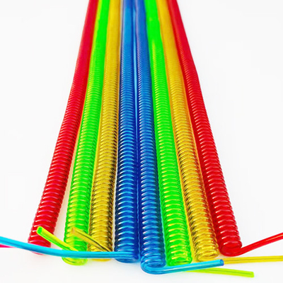 Cables enrollados personalizados de color fuerte para correas de protección