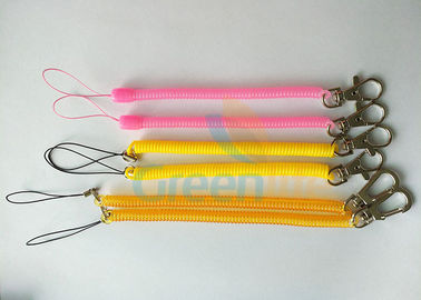 Doble el acollador plástico colorido de la bobina con el lazo rápido del gancho/de la secuencia los diámetros de 1,2 - de los 3.0MM