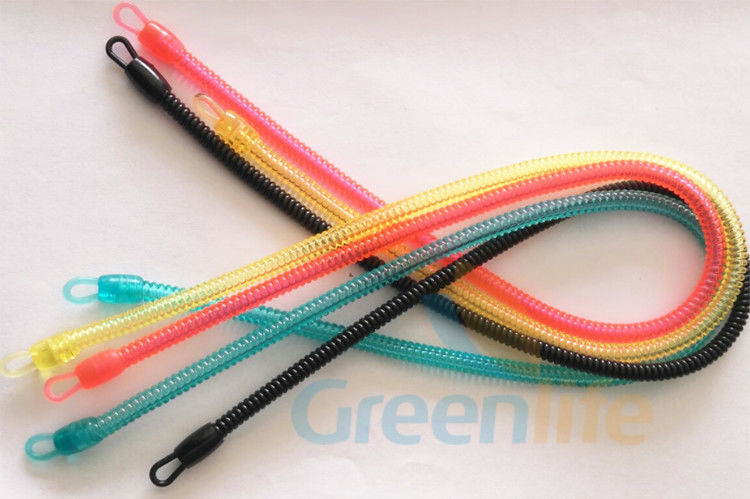 Los colores translúcidos del tenedor dominante espiral plástico estirable modificaron longitud para requisitos particulares