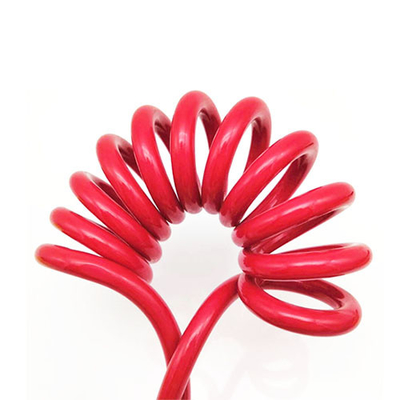Cuerdas de cuerda de resorte de PU de color rojo personalizadas con o sin alambre de acero de tamaño diferente