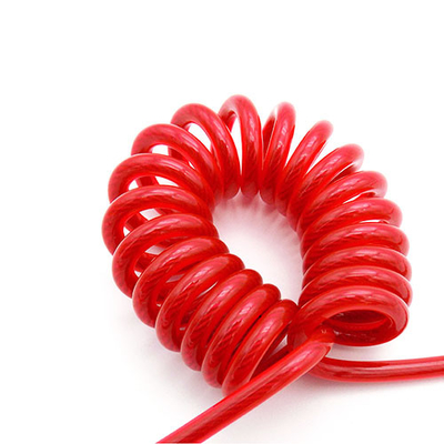 Cuerdas de cuerda de resorte de PU de color rojo personalizadas con o sin alambre de acero de tamaño diferente