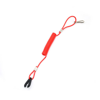 Universal de plástico rojo espiral de cordón de emergencia de botes de cordón de emergencia