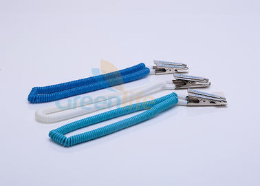 Cordón en espiral elástico dental los 2*8*300MM de EVA de la bobina del acollador plástico de la herramienta con el clip del cocodrilo
